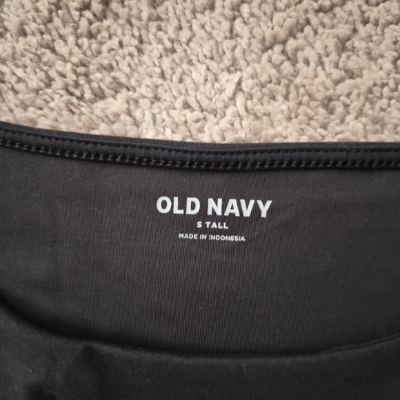 Old Navy Black Sleeveless Tank Top • Size S Tall - Picture 4 of 6